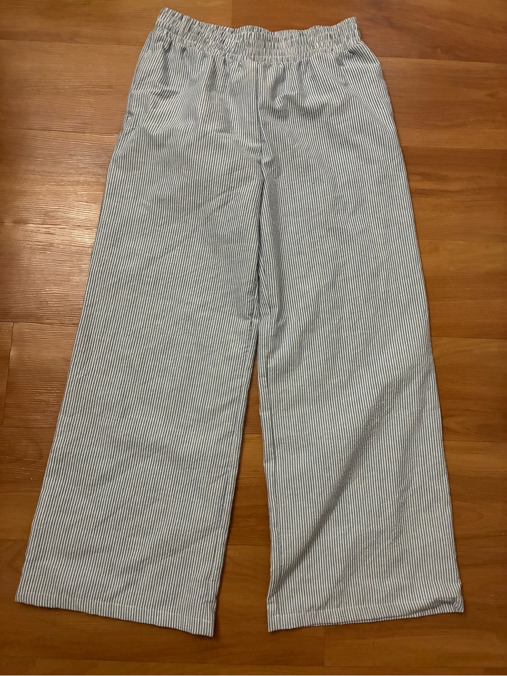Good Luck Gem Striped wide leg pants Size L - Picture 2 of 5
